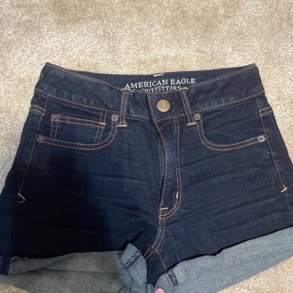 American Eagle super stretch jean shorts